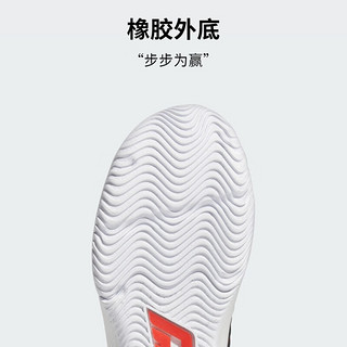 adidas 阿迪达斯 Dame Certified 男子篮球鞋 GY8965 白/黑/红 40