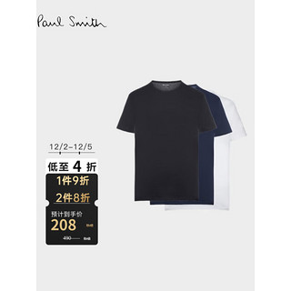 Paul Smith 保罗史密斯（paul smith）男士家居服T恤三件装白色/深蓝色/黑色M1A-389F-H3PCK-1A-M