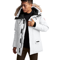 CANADA GOOSE 加拿大鹅 Fusion Fit系列 男士连帽羽绒服 2062MA 北辰白 L