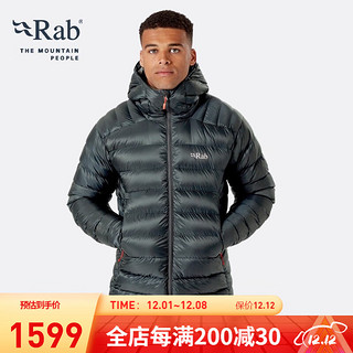 Rab 睿坡 Electron Pro 男子运动羽绒服 QDN-85 黑灰色 S