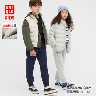 UNIQLO 优衣库 2022儿童装/男童/女童 仿羊羔绒运动裤(加绒保暖冬)450716