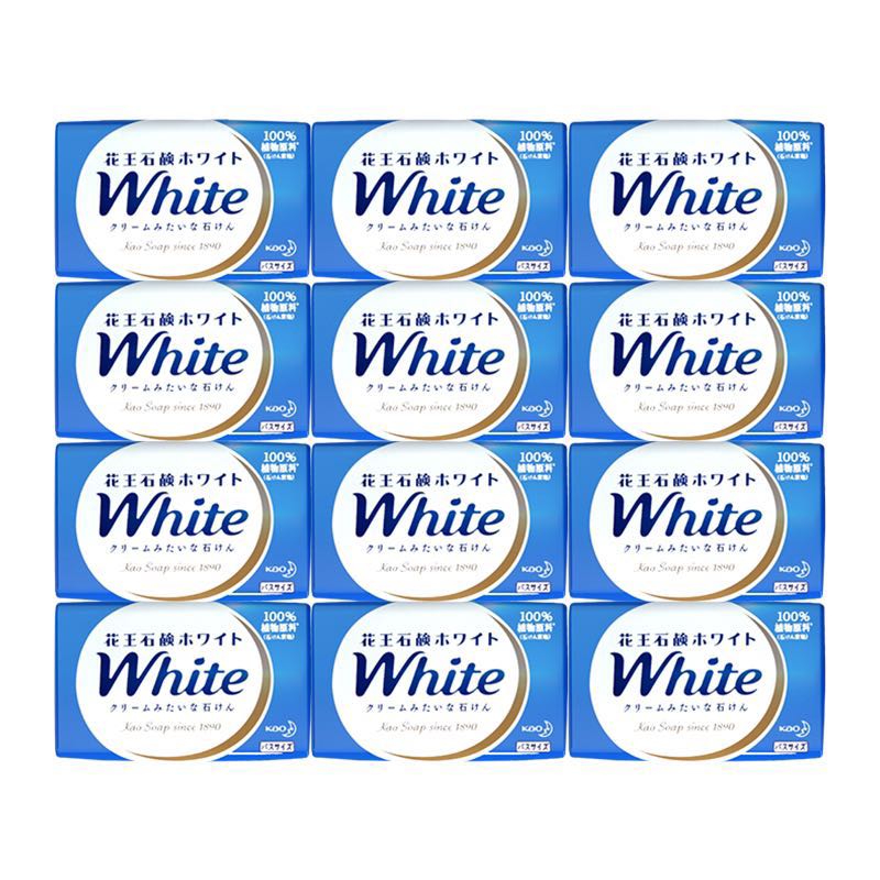 WHITE牛奶香皂 85g*12块