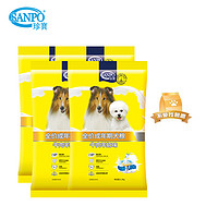 J&B 珍宝 SANPO 狗干粮 全犬种牛肉羊奶成犬狗粮 通用狗粮1.5kg*4袋