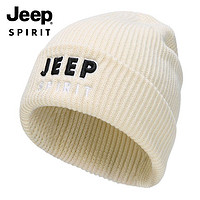 Jeep 吉普 专柜正品冬季新款毛线帽女时尚盆帽青年女帽子