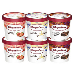 Häagen·Dazs 哈根达斯 冰淇淋 81g*6杯