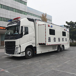 森源鴻馬12米應急通信保障指揮車選配滿足衛星自組網通信視頻會議視頻調度語音調度