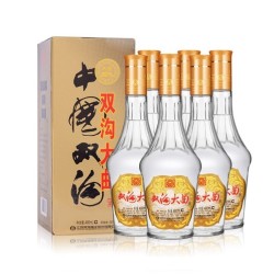 双沟大曲名玻浓香型白酒46度480ml自饮优质粮食酒整箱6瓶装