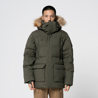 DECATHLON 迪卡侬 ARCTIC 500 男子户外羽绒服 8772365 卡其色 S