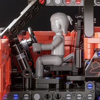 BLOKS 布鲁可积木 机械经典系列 65476 经典越野车