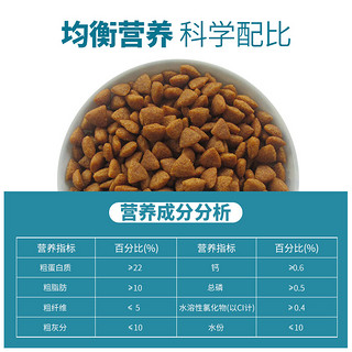 靓贝狗粮亮毛成犬粮全犬种通用宠物狗增亮毛色狗粮 1.5kg*5