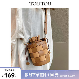 toutou 女士手提水桶包 TT22CT40049 榛子巧克力 中号