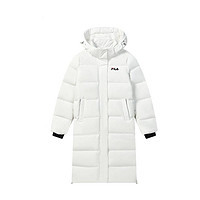 FILA 斐乐 ILA ORIGINALE系列 女子运动羽绒服 F11W048956F-WT 标准白 XS