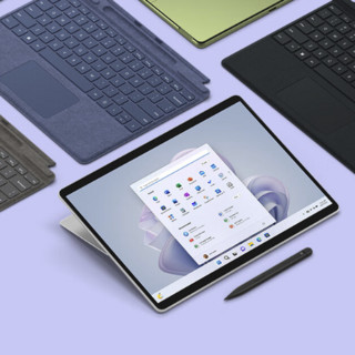 Microsoft 微软 Pro 9 13英寸平板电脑（2880×1920、酷睿i7-1255U、32GB、1TB SSD、WiFi版、亮铂金）