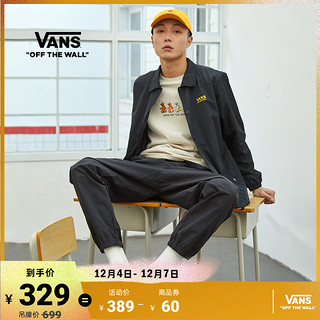 VANS 范斯 中性运动夹克 VN0A5H9EBLK 黑色 S