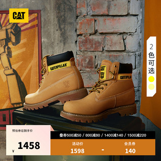 CAT 卡特彼勒 卡特2022秋冬新款男女同款工装靴经典大黄靴