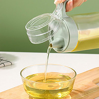BAIJIE 拜杰 玻璃油壶自动开合装油倒油防漏厨房家用不挂油酱油醋油罐油瓶