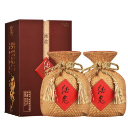 酒鬼 原浆酒 馥郁香型高度白酒 52度500ml双瓶装(内含礼品袋)