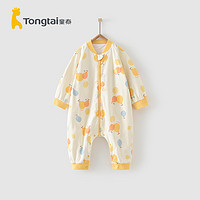 Tongtai 童泰 四季5-24月婴幼儿宝宝纯棉床品拉链连体加里分腿睡袋