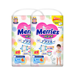 Merries 妙而舒 婴儿拉拉裤 L50片*2包