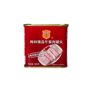MALING 梅林 经典猪肉午餐肉罐头 臻品午餐肉340g*3罐
