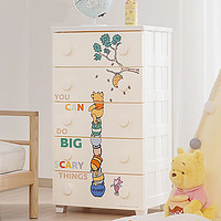 IRIS 爱丽思 儿童衣柜卡通抽屉式收纳柜子储物爱丽丝衣物玩具置物柜家用
