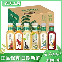 NONGFU SPRING 农夫山泉 东方树叶整件批发青柑普洱茉莉花茶无糖饮料500ml*12瓶