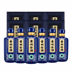 贵州安酒 经典 53%vol 酱香型白酒 500ml*6瓶 整箱装