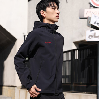 MAMMUT 猛犸象 Clion 中性软壳衣 1011-02060 黑色 M