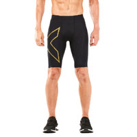 2XU Light Speed系列 男子压缩裤 MA53311b 黑色/金色 S