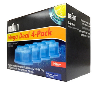 BRAUN 博朗 Mega Deal 4-Pack 剃须刀清洁液