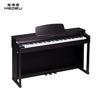 美得理 MEDELI）电钢琴88键重锤UP205黑色数码电子钢琴专业考级成人儿童