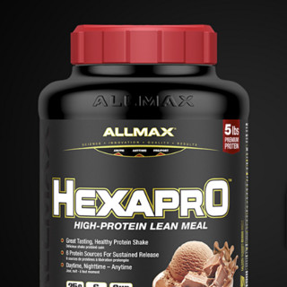 ALLMAX HexaPro 六重矩阵缓释增肌蛋白粉 巧克力味 5磅