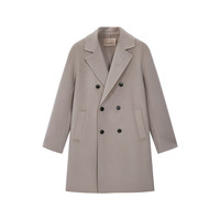PEACEBIRD MEN 太平鸟男装 男士中长款大衣 B1AAB4408 卡其 XXXL