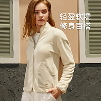 蕉下 Beneunder摇粒绒外套连帽女焦下百搭保暖秋冬加厚宽松显瘦羊羔绒冲锋衣
