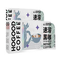 PLUS会员：HOGOOD COFFEE 后谷咖啡 纯黑咖啡 2g*100杯