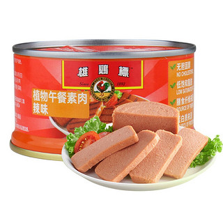 AYAM BRAND 雄鷄標 雄鸡标（AYAM BRAND）马来西亚进口 辣味植物肉午餐素肉罐头大豆蛋白制品190g 方便速食