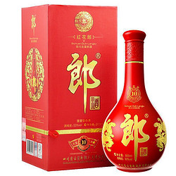 LANGJIU 郎酒 红花郎10 53%vol 酱香型白酒 500ml 单瓶装