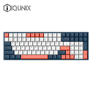 IQUNIX F97珊瑚海 机械键盘 三模热插拔客制化键盘 无线蓝牙游戏键盘 100键电脑键盘