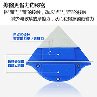 FONORAN 佛罗伦 擦玻璃神器家用 双面擦高楼搽窗户双层清洁工具保洁清洗玻璃刮 刷