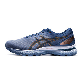 ASICS 亚瑟士 Gel-nimbus 22 男子跑鞋 1011A680-023 灰蓝色 42.5