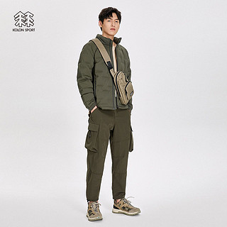 KOLON SPORT 可隆 男款户外防泼水羽绒服 LHDJ1WN121V