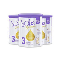 bubs supreme贝臻A2 β-酪蛋白牛奶粉 3段 800g*3 AY