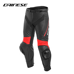 DAINESE DELTA 3 LEATHER骑行裤男  P75/黑-红 44