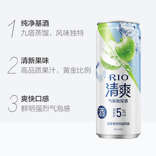 RIO锐澳清爽系列5口味12罐330ml*12果酒洋酒预调鸡尾酒