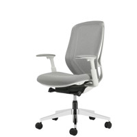 okamura 冈村 日本sylphy人体工学椅电脑椅 白框灰色 不含头枕