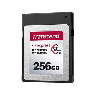 Transcend 创见 CFexpress B型存储卡XQD相机内存卡 适用佳能1DX3/R5 尼康Z6/Z7/D6 256G 1700M/s