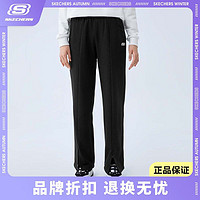 SKECHERS 斯凯奇 长裤女夏针织长裤百搭休闲运动裤长裤柔软舒适女裤L122W074