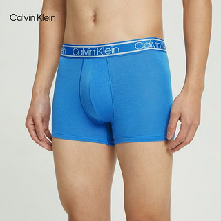 Calvin Klein CK内衣男士三条装新年红本命年时尚LOGO透气贴身平角内裤NP2261O 0I7-深蓝/蓝/红 M