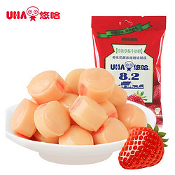 UHA 悠哈 特浓草莓牛奶糖 300g