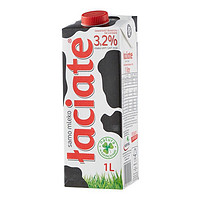 Laciate 卢森牧场 全脂牛奶 1L*12盒